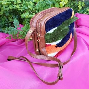 Rachel Comey EUC Sylph in Cognac/Abstract bag